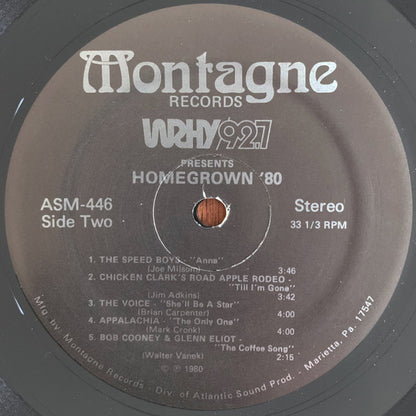 Various : WRHY 92.7 presents Homegrown '80 (LP, Album, Comp)