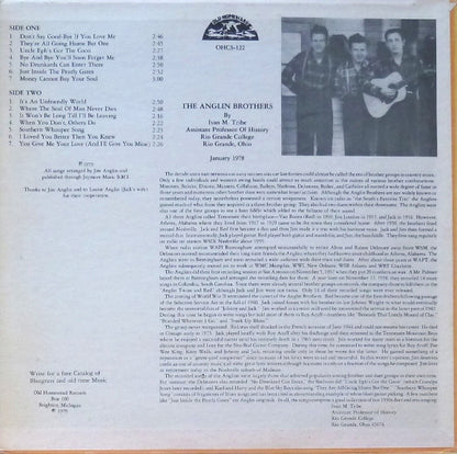 The Anglin Brothers : Anglin Twins And Red (Singing With Guitar Acc.) (LP, Comp)