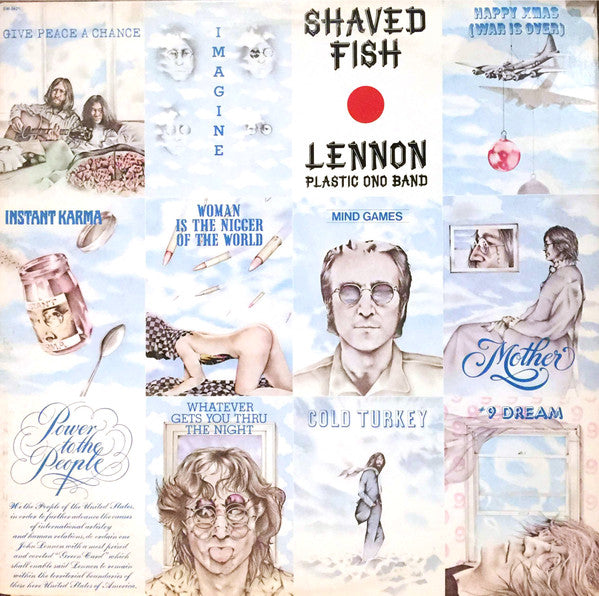 John Lennon, The Plastic Ono Band : Shaved Fish (LP, Comp, RE, Win)