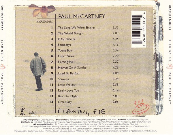 Paul McCartney : Flaming Pie (CD, Album)