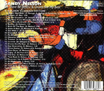 Sandy Nelson : Let There Be Drums & Drums Are My Beat (CD, Comp)