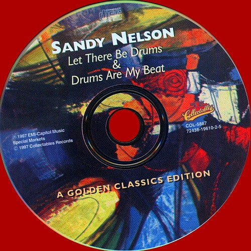 Sandy Nelson : Let There Be Drums & Drums Are My Beat (CD, Comp)
