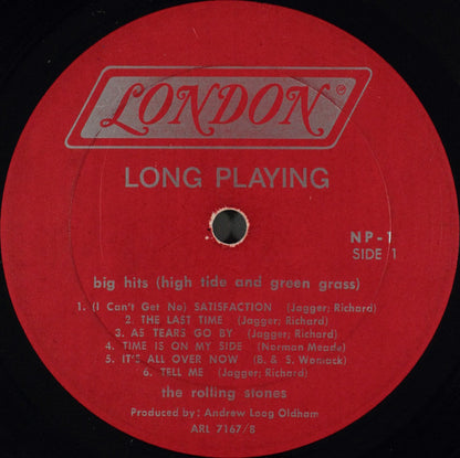 The Rolling Stones : Big Hits (High Tide And Green Grass) (LP, Comp, Mono, Bes)