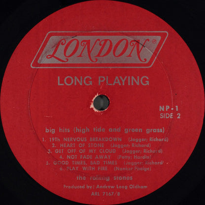 The Rolling Stones : Big Hits (High Tide And Green Grass) (LP, Comp, Mono, Bes)