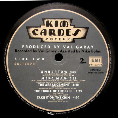 Kim Carnes : Voyeur (LP, Album, Los)