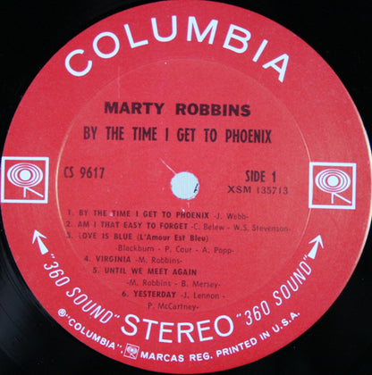 Marty Robbins : By The Time I Get To Phoenix (LP, Album)