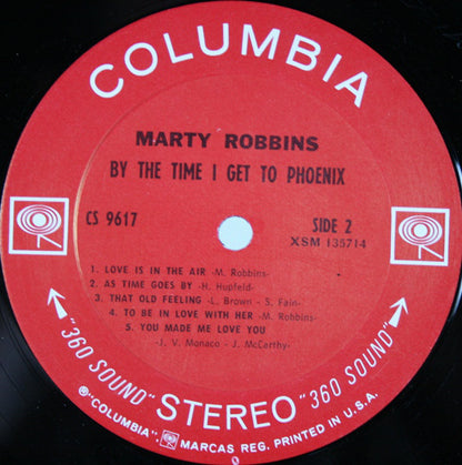 Marty Robbins : By The Time I Get To Phoenix (LP, Album)