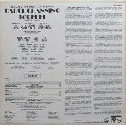Carol Channing : Lorelei: A Musical Comedy (The Original Cast Album) (LP, Album)
