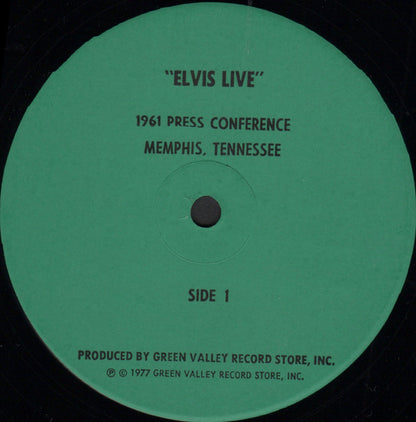 Elvis Presley : 1961 Press Conference Memphis, Tennessee  (12")