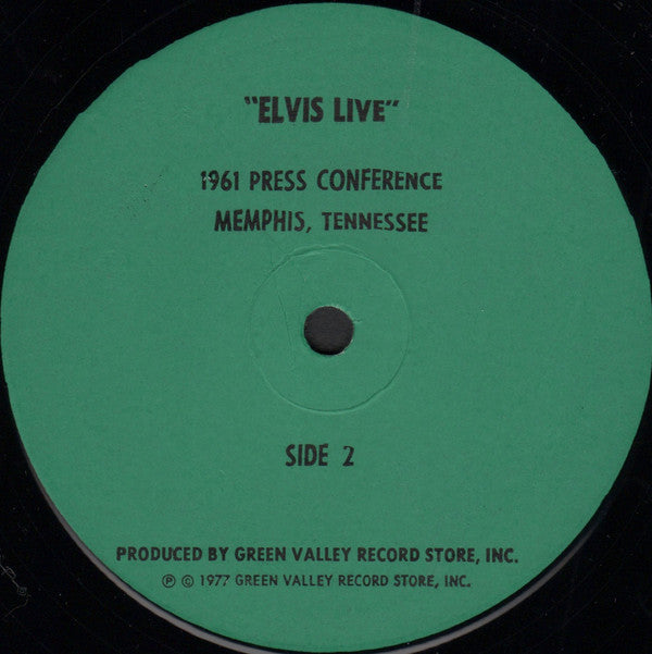 Elvis Presley : 1961 Press Conference Memphis, Tennessee  (12")