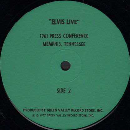 Elvis Presley : 1961 Press Conference Memphis, Tennessee  (12")