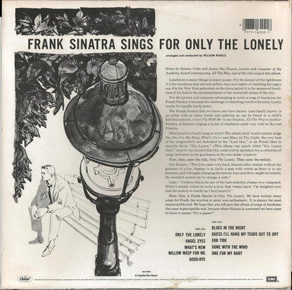 Frank Sinatra : Frank Sinatra Sings For Only The Lonely (LP, Album, RE)