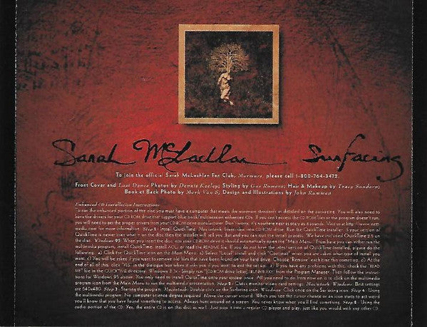 Sarah McLachlan : Surfacing (CD, Album, Club, Enh)