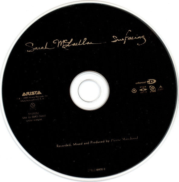 Sarah McLachlan : Surfacing (CD, Album, Club, Enh)