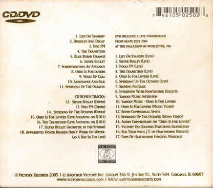 Hawthorne Heights : The Silence In Black And White (CD, Album, Dlx, Whi + DVD)