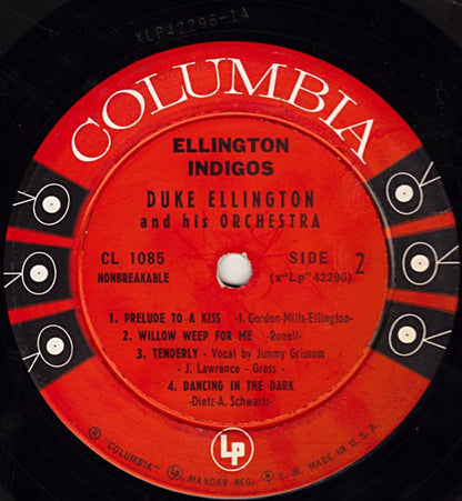 Duke Ellington And His Orchestra : Ellington Indigos (LP, Album, Mono)
