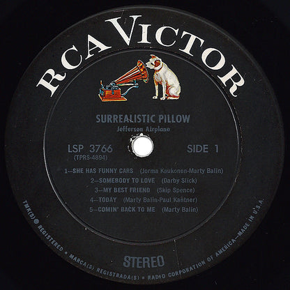 Jefferson Airplane : Surrealistic Pillow (LP, Album, Ind)