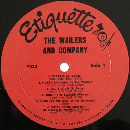 The Wailers (2) With Rockin' Robin Roberts, The Marshans, Kent Morrill : The Wailers And Company (LP, Album, Mono)