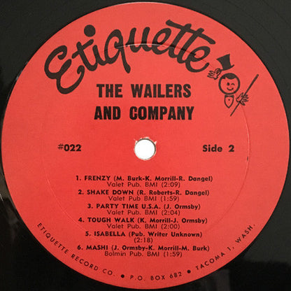 The Wailers (2) With Rockin' Robin Roberts, The Marshans, Kent Morrill : The Wailers And Company (LP, Album, Mono)