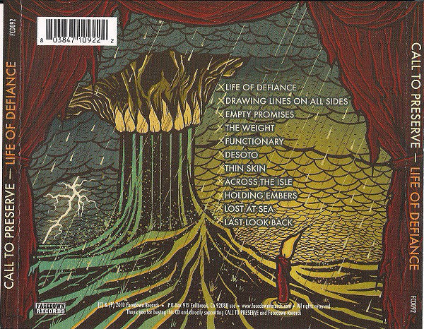 Call To Preserve : Life Of Defiance (CD, Album)