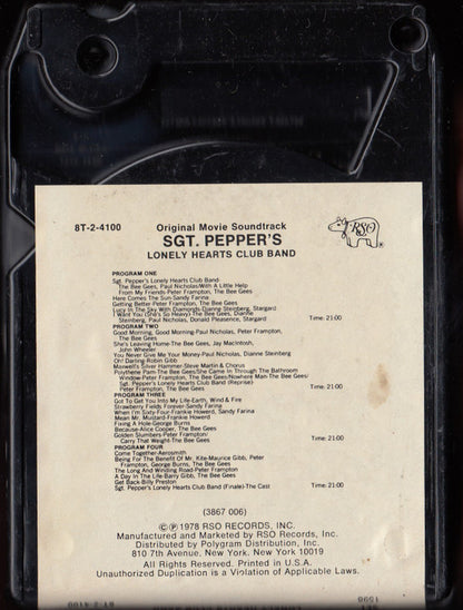 Various : Sgt. Pepper's Lonely Hearts Club Band (8-Trk, Album)
