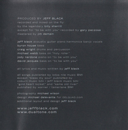 Jeff Black : B-Sides And Confessions: Volume One (CD, Album)