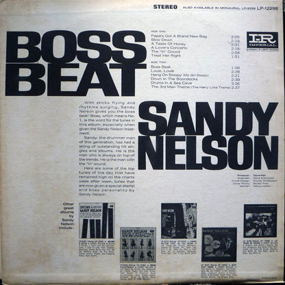 Sandy Nelson : Boss Beat (LP, Album)