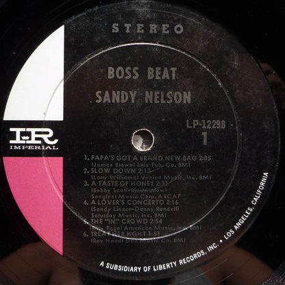 Sandy Nelson : Boss Beat (LP, Album)