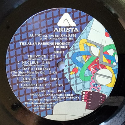 The Alan Parsons Project : I Robot (LP, Album, Ter)