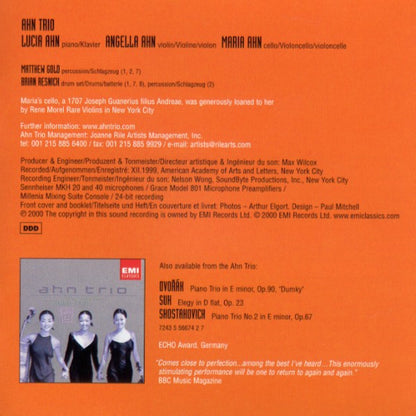 Ahn Trio : Ahn-Plugged (CD, Album)