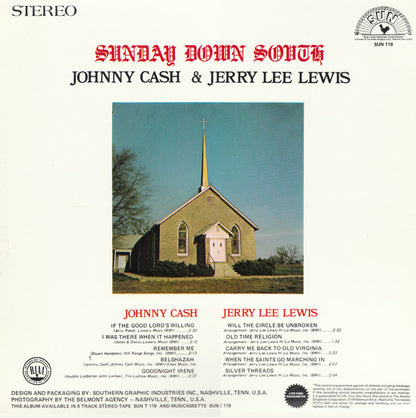 Johnny Cash & Jerry Lee Lewis : Sunday Down South (LP, Comp)
