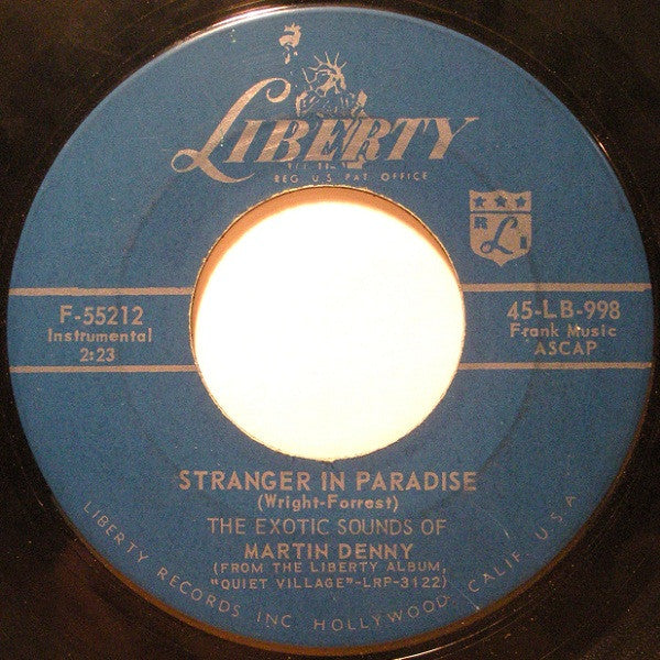 Martin Denny : The Enchanted Sea / Stranger In Paradise (7")