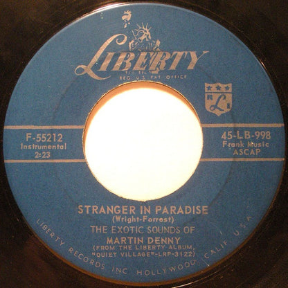 Martin Denny : The Enchanted Sea / Stranger In Paradise (7")