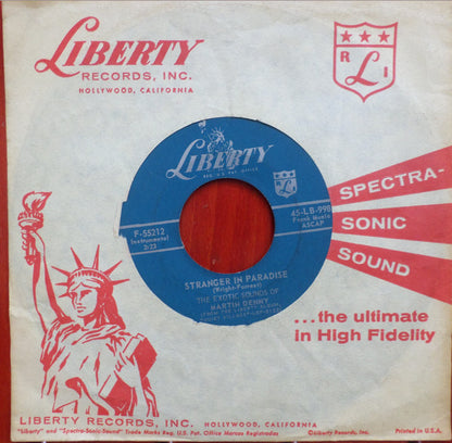 Martin Denny : The Enchanted Sea / Stranger In Paradise (7")