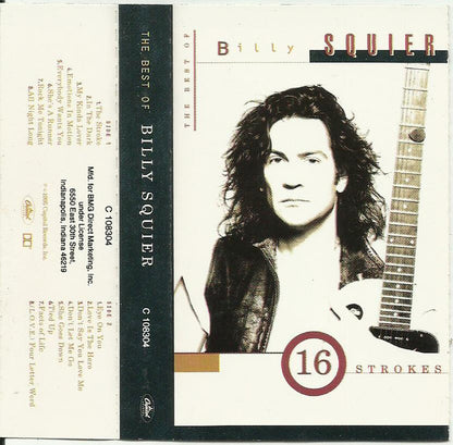Billy Squier : 16 Strokes: The Best Of Billy Squier (Cass, Comp, Club)