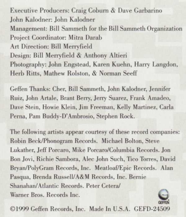 Cher : If I Could Turn Back Time - Cher's Greatest Hits (CD, Comp, Club)