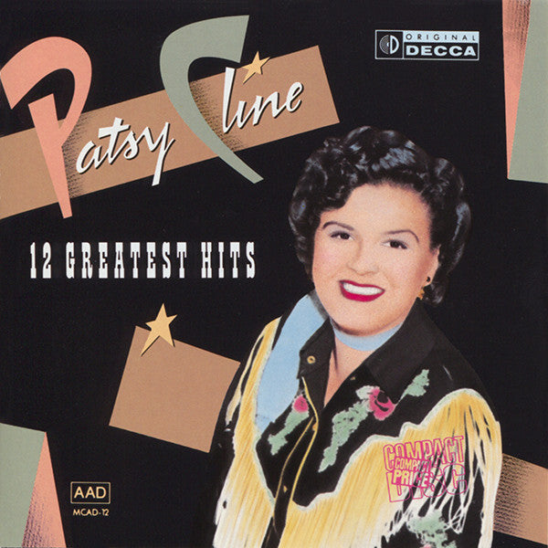 Patsy Cline : 12 Greatest Hits (CD, Comp, Club, RE, RM)