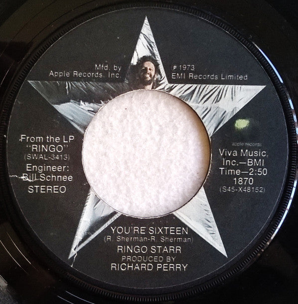 Ringo* : You're Sixteen (7", Win)