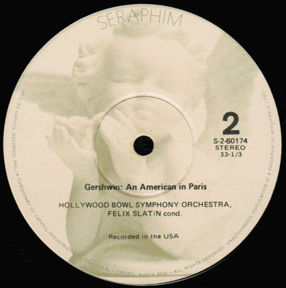 George Gershwin - Leonard Pennario - Felix Slatkin And The Hollywood Bowl Symphony Orchestra : Rhapsody In Blue / An American In Paris (LP)