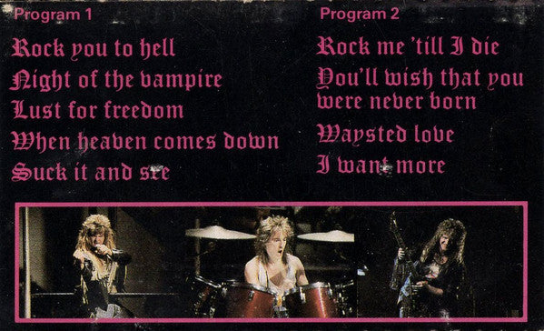 Grim Reaper (3) : Rock You To Hell (Cass, Album)