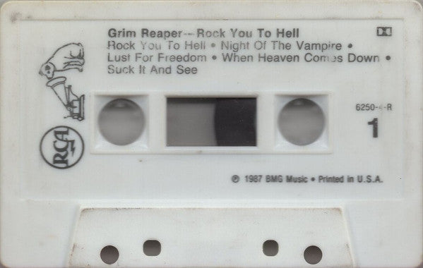 Grim Reaper (3) : Rock You To Hell (Cass, Album)