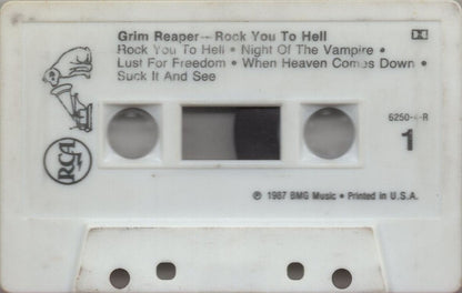 Grim Reaper (3) : Rock You To Hell (Cass, Album)