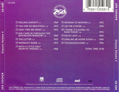 Joe Cocker : Classics Volume 4 (CD, Comp, Club, RE, CRC)