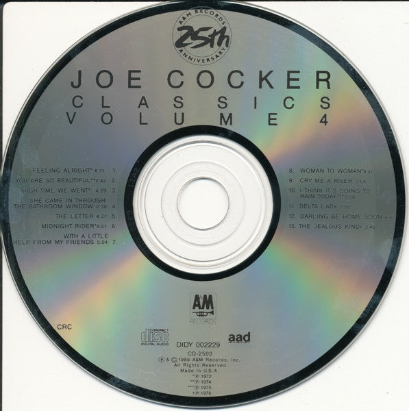 Joe Cocker : Classics Volume 4 (CD, Comp, Club, RE, CRC)