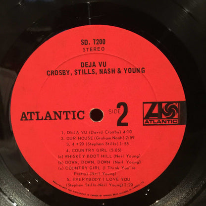 Crosby, Stills, Nash & Young : Déjà Vu (LP, Album, Gat)