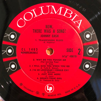 Johnny Cash : Now, There Was A Song! (LP, Album, Mono)