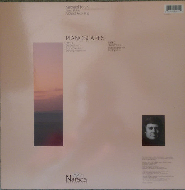 Michael Jones : Pianoscapes (Piano Solos) (LP, RE)