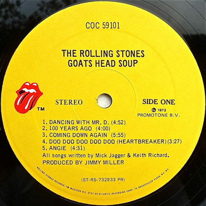 The Rolling Stones : Goats Head Soup (LP, Album, PR )