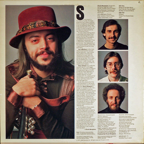 Chuck Mangione, Chuck Mangione Quartet : Chase The Clouds Away (LP, Album, RE, y o)