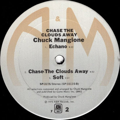 Chuck Mangione, Chuck Mangione Quartet : Chase The Clouds Away (LP, Album, RE, y o)